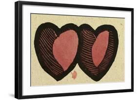 Illustration of English Tales Folk Tales and Ballads. Two Hearts-null-Framed Giclee Print
