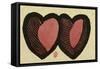 Illustration of English Tales Folk Tales and Ballads. Two Hearts-null-Framed Stretched Canvas