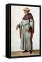 Illustration of Eustache De Saint Pierre, Burgher of Calais-Stefano Bianchetti-Framed Stretched Canvas