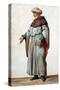 Illustration of Eustache De Saint Pierre, Burgher of Calais-Stefano Bianchetti-Stretched Canvas