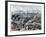 Illustration of Fighting between French and Chinese Forces at Kwang-Chou-Wan-Stefano Bianchetti-Framed Giclee Print