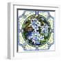 Illustration of Flower Blue Forget-Me-Not-Vertyr-Framed Art Print