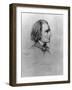 Illustration of Franz Liszt, Hungarian Composer and Pianist-null-Framed Photographic Print