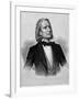 Illustration of Franz Liszt, Hungarian Composer and Pianist-null-Framed Photographic Print