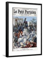 Illustration of French Victory in Central Africa-Stefano Bianchetti-Framed Giclee Print