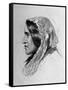 Illustration of George Eliot, English Novelist-null-Framed Stretched Canvas