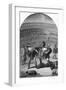 Illustration of Gladiators Fighting in a Roman Arena-null-Framed Giclee Print