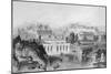 Illustration of Gondolas on River in Rome-null-Mounted Giclee Print