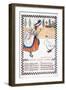 Illustration of "Goosey Goosey Gander" Nursery Rhyme-null-Framed Giclee Print