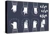 Illustration of Hand Gestures-cosmaa-Stretched Canvas