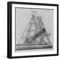 Illustration of Herschel's Giant Telescope-null-Framed Giclee Print