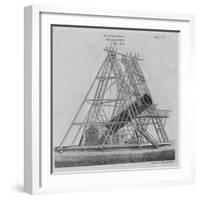 Illustration of Herschel's Giant Telescope-null-Framed Giclee Print