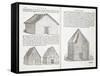 Illustration of House Types-Giovanni Antonio Rusconi-Framed Stretched Canvas
