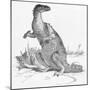 Illustration of Iguanodon-null-Mounted Giclee Print