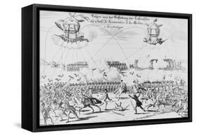 Illustration of Imaginary Use of Armed Balloons-null-Framed Stretched Canvas