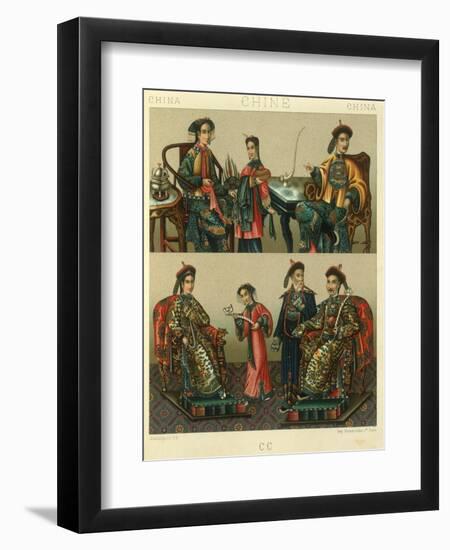 Illustration of Imperial Family of Chin; China-null-Framed Giclee Print