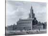 Illustration of Independence Hall-null-Stretched Canvas