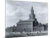 Illustration of Independence Hall-null-Mounted Giclee Print