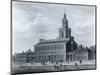 Illustration of Independence Hall-null-Mounted Giclee Print