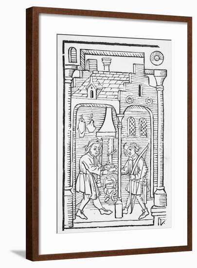 Illustration of Jacob and Esau-null-Framed Giclee Print