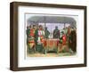 Illustration of King John signing the Magna Carta, 19th century-James William Edmund Doyle-Framed Giclee Print