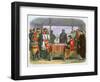 Illustration of King John signing the Magna Carta, 19th century-James William Edmund Doyle-Framed Giclee Print