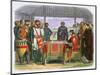 Illustration of King John signing the Magna Carta, 19th century-James William Edmund Doyle-Mounted Giclee Print