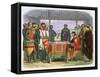 Illustration of King John signing the Magna Carta, 19th century-James William Edmund Doyle-Framed Stretched Canvas