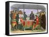 Illustration of King John signing the Magna Carta, 19th century-James William Edmund Doyle-Framed Stretched Canvas