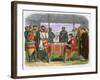 Illustration of King John signing the Magna Carta, 19th century-James William Edmund Doyle-Framed Giclee Print