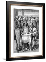 Illustration of King John Signing the Magna Carta-null-Framed Giclee Print