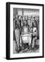 Illustration of King John Signing the Magna Carta-null-Framed Giclee Print