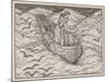 Illustration of lady in a boat-Edward Burne-Jones-Mounted Art Print