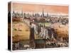 Illustration of London Bridge-null-Stretched Canvas