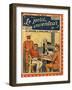 Illustration of Man Taking a Polygraph Test-Stefano Bianchetti-Framed Giclee Print