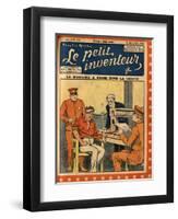 Illustration of Man Taking a Polygraph Test-Stefano Bianchetti-Framed Giclee Print