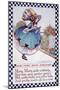 Illustration of "Mary Mary Quite Contrary" Nursery Rhyme-null-Mounted Giclee Print