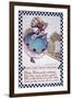 Illustration of "Mary Mary Quite Contrary" Nursery Rhyme-null-Framed Giclee Print