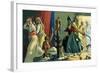 Illustration of Muhammad Destroying Idols at the Kaaba in Mecca-Stefano Bianchetti-Framed Giclee Print