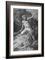 Illustration of Neolithic Man-Emile Antoine Bayard-Framed Giclee Print