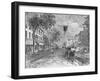 Illustration of Nineteenth Century Salem-null-Framed Giclee Print