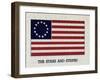 Illustration of Original American Flag-null-Framed Giclee Print