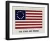 Illustration of Original American Flag-null-Framed Giclee Print