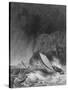 Illustration of Parry's Boats in a Snow Storm Off Walden Island-null-Stretched Canvas