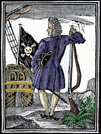 'Illustration of Pirate Major Stede Bonnet' Giclee Print | AllPosters.com