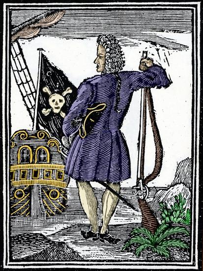 'Illustration of Pirate Major Stede Bonnet' Giclee Print | AllPosters.com