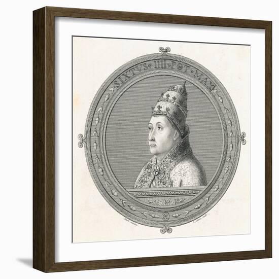 Illustration of Pope Sixtus IV-null-Framed Giclee Print