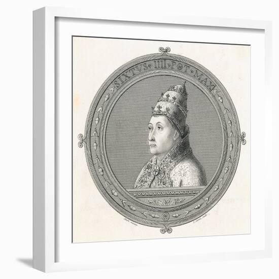 Illustration of Pope Sixtus IV-null-Framed Giclee Print