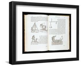 Illustration of Procedure for Removing Blocks of Stone-Giovanni Antonio Rusconi-Framed Giclee Print