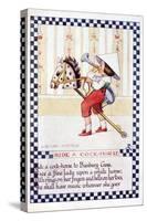 Illustration of "Ride a Cock Horse" Nursery Rhyme-null-Stretched Canvas